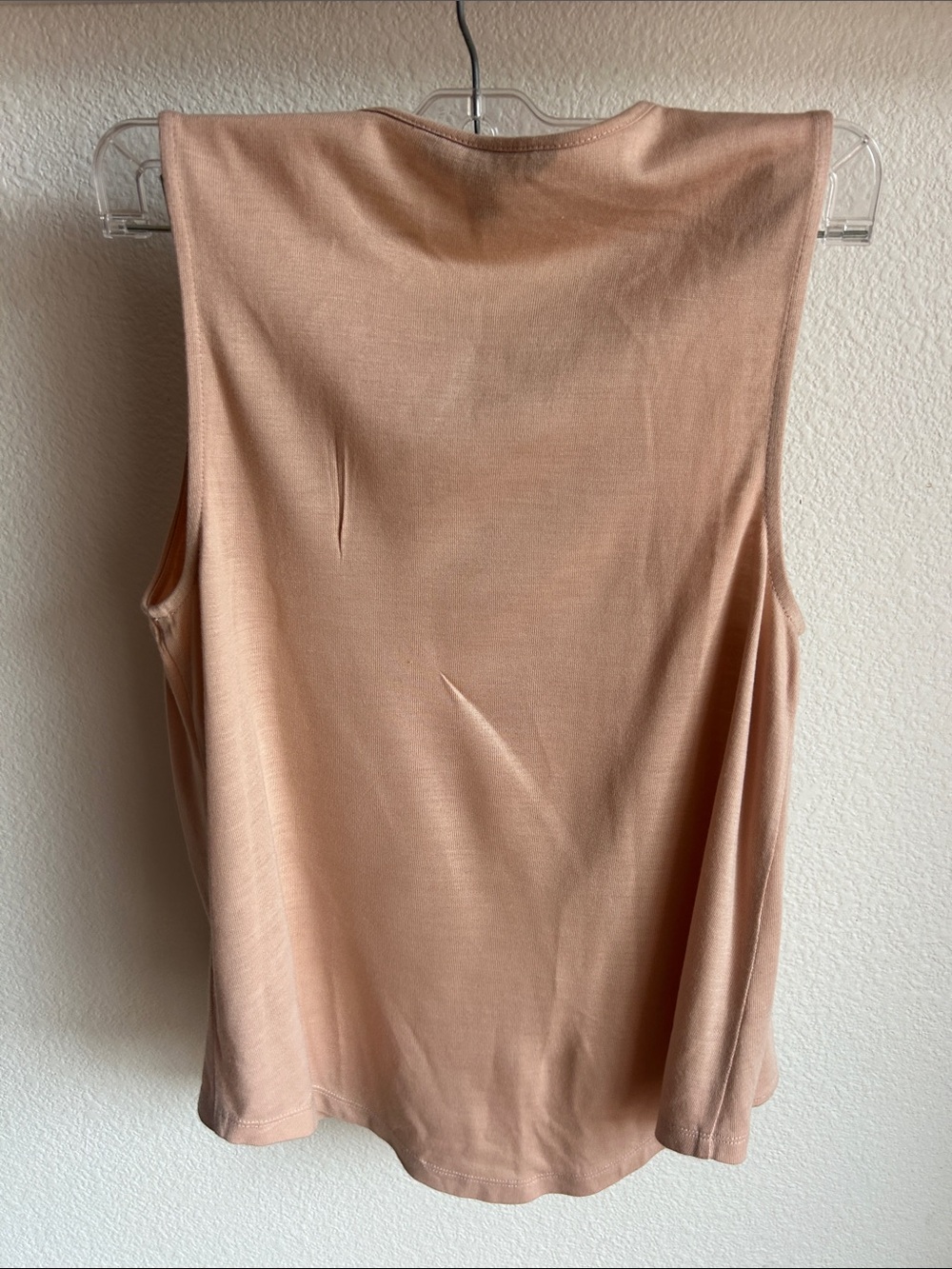 NWOT Banana Republic pink Sleeveless Ruffle-Front Top size XS - Picture 2 of 3
